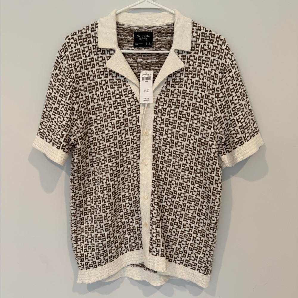 A&F Men Jacquard Pattern Top